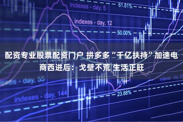 配资专业股票配资门户 拼多多“千亿扶持”加速电商西进后：戈壁不荒 生活正旺
